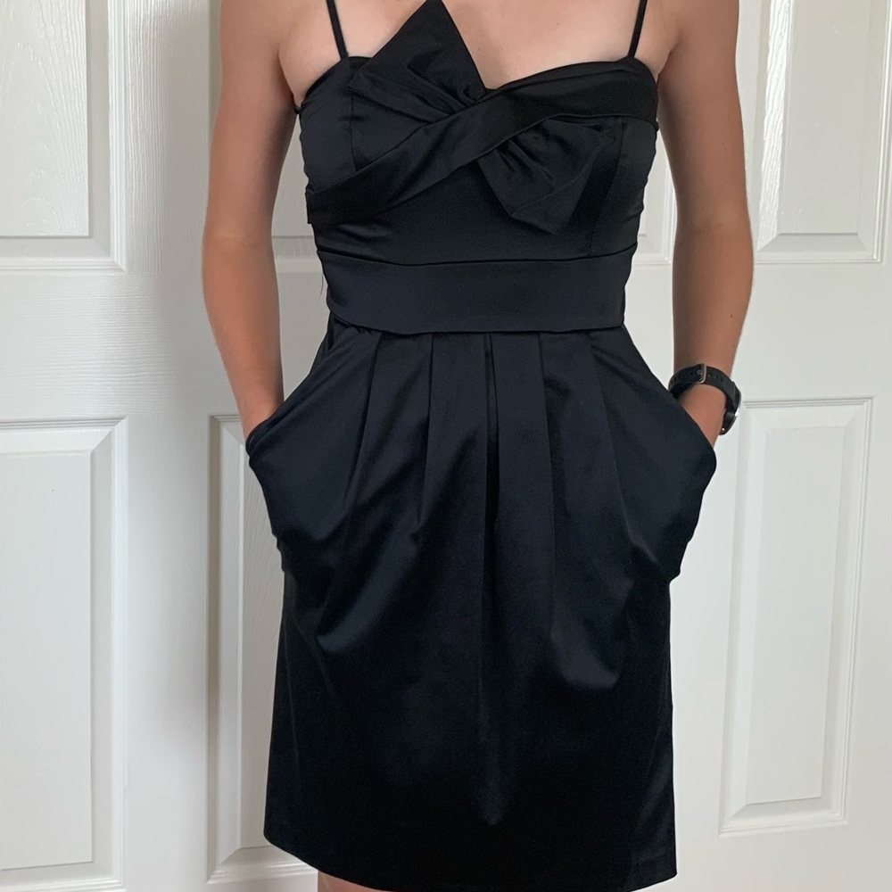 Formal Black Mini Dress